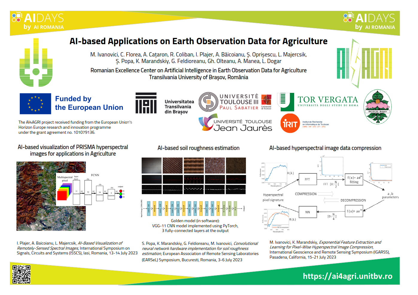 AI-based Applications on Earth Observation Data for Agriculture